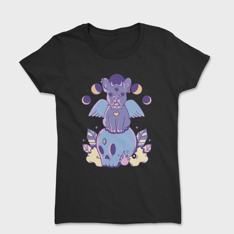 Pastel Goth Dog, Tricou Femei