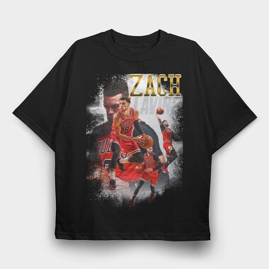Nba Zach Laviine, Tricou Oversize Barbati (Unisex)