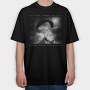 Paraglider Silhouette, Tricou Oversize Barbati (Unisex)