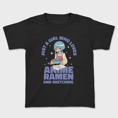 Ramen Sketch Girl, Tricou Copii