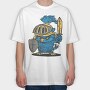 Owl Knight, Tricou Oversize Barbati (Unisex)
