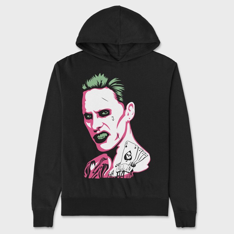 Pulp Fiction Face, Hanorac Oversize Barbati (Unisex)