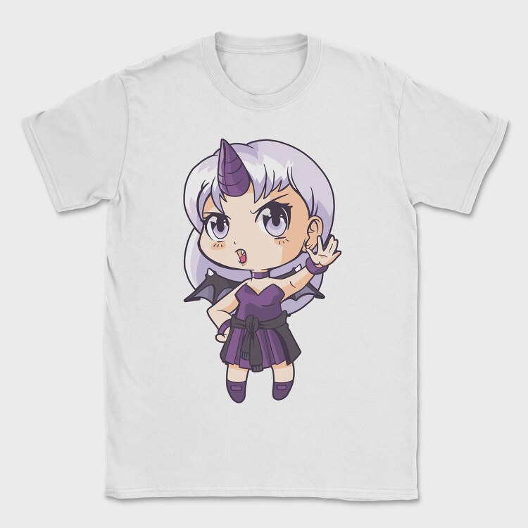 Purple Unicorn Girl, Tricou Barbati (Unisex)