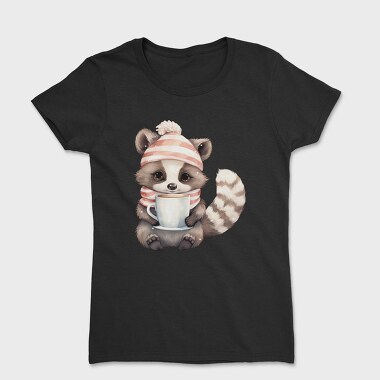 Raccoon Coffee Cup, Tricou Femei