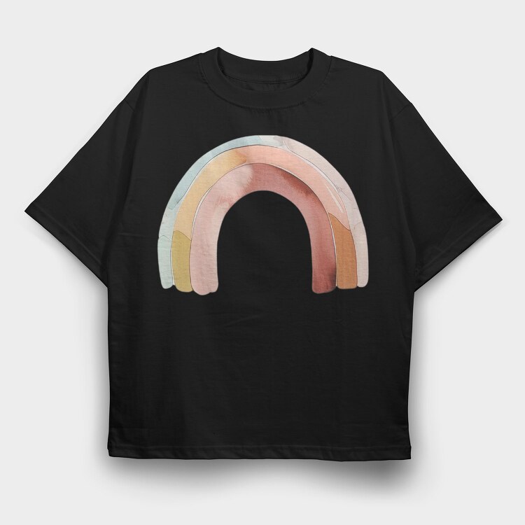 Rainbow Belle Boho, Tricou Oversize Barbati (Unisex)