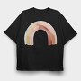 Rainbow Belle Boho, Tricou Oversize Barbati (Unisex)