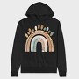 Rainbow Boho Art, Hanorac Oversize Barbati (Unisex)