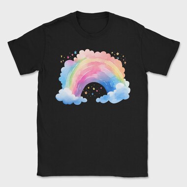 Rainbow Cloud Moonlight, Tricou Barbati (Unisex)