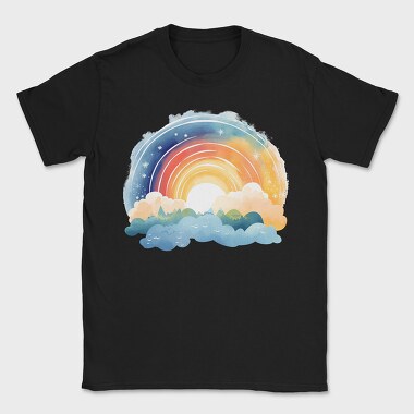 Rainbow Cloud Mountain, Tricou Barbati (Unisex)