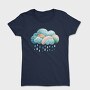 Rainbow Clouds Drops, Tricou Femei