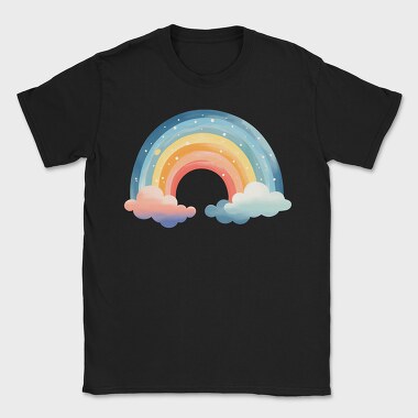 Rainbow Clouds Joy, Tricou Barbati (Unisex)