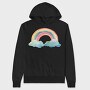 Rainbow Clouds Set, Hanorac Oversize Barbati (Unisex)