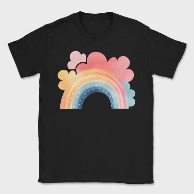 Rainbow Clouds Sky, Tricou Barbati (Unisex)