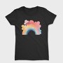Rainbow Clouds Sky, Tricou Femei