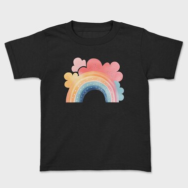 Rainbow Clouds Sky, Tricou Copii