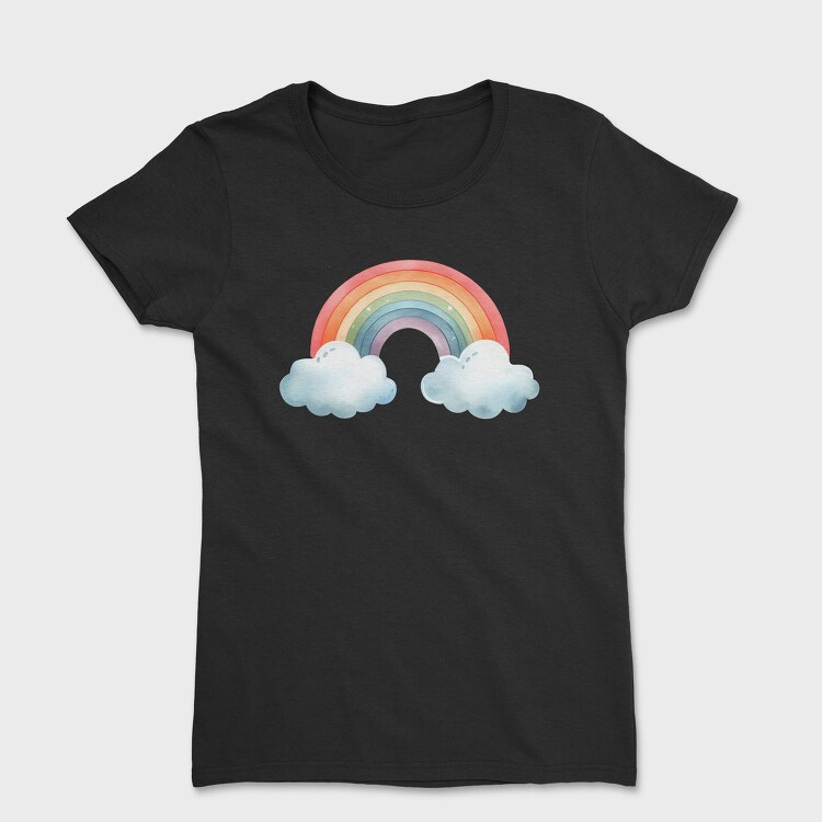 Rainbow Clouds, Tricou Femei