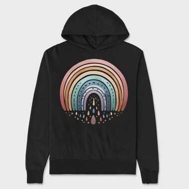 Rainbow Dream Drop, Hanorac Oversize Barbati (Unisex)