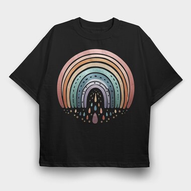 Rainbow Dream Drop, Tricou Oversize Barbati (Unisex)