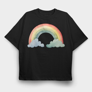 Rainbow Dream Set, Tricou Oversize Barbati (Unisex)