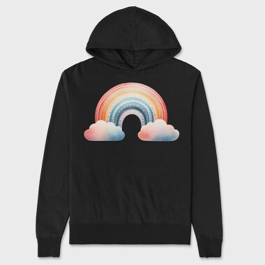 Rainbow Dreams, Hanorac Oversize Barbati (Unisex)