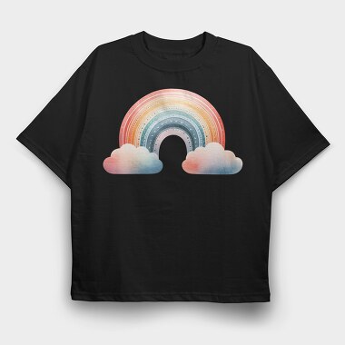 Rainbow Dreams, Tricou Oversize Barbati (Unisex)
