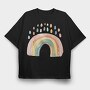 Rainbow Fantasy Boho, Tricou Oversize Barbati (Unisex)