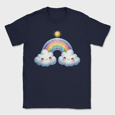 Rainbow Friendly Cuddle, Tricou Barbati (Unisex)