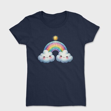 Rainbow Friendly Cuddle, Tricou Femei