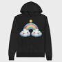 Rainbow Friendly Cuddle, Hanorac Oversize Barbati (Unisex)