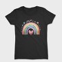 Rainbow Heart Boho, Tricou Femei
