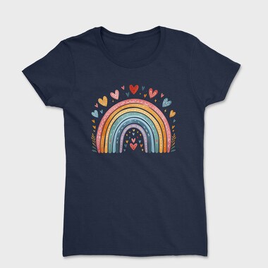Rainbow Hearts Love, Tricou Femei