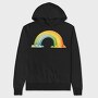 Rainbow Heaven Fantasy, Hanorac Oversize Barbati (Unisex)