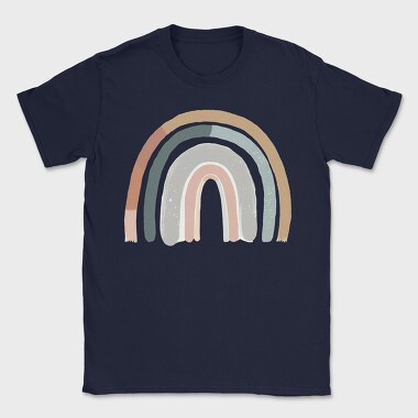 Rainbow Moon Glow, Tricou Barbati (Unisex)