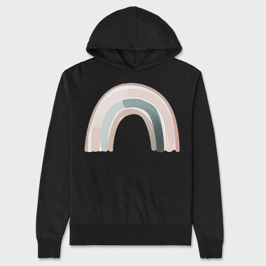 Rainbow Moonbow Glow, Hanorac Oversize Barbati (Unisex)