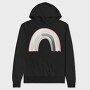 Rainbow Moonbow Glow, Hanorac Oversize Barbati (Unisex)
