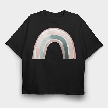 Rainbow Moonbow Glow, Tricou Oversize Barbati (Unisex)