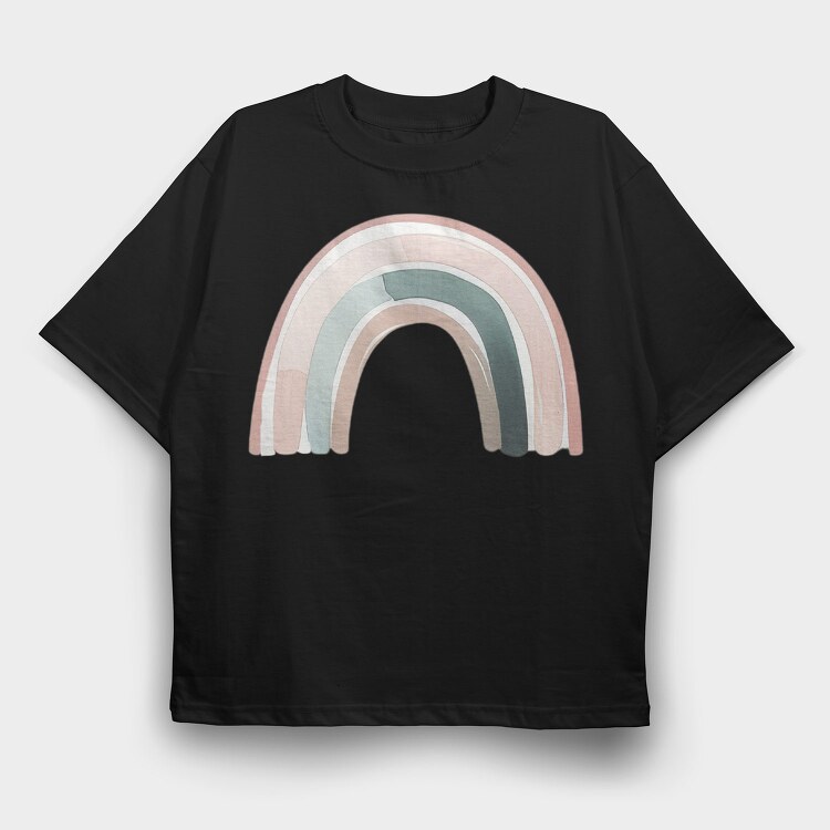 Rainbow Moonbow Glow, Tricou Oversize Barbati (Unisex)