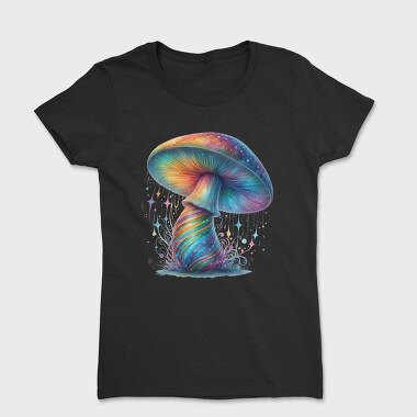 Rainbow Mushroom Stars, Tricou Femei