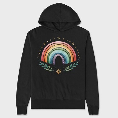 Rainbow Serenity Club, Hanorac Oversize Barbati (Unisex)