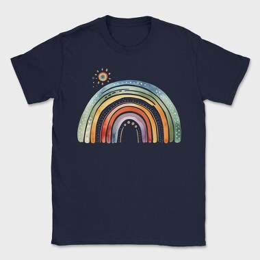 Rainbow Sky Sun, Tricou Barbati (Unisex)