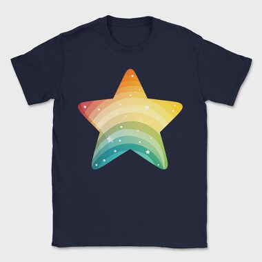 Rainbow Star Clouds, Tricou Barbati (Unisex)