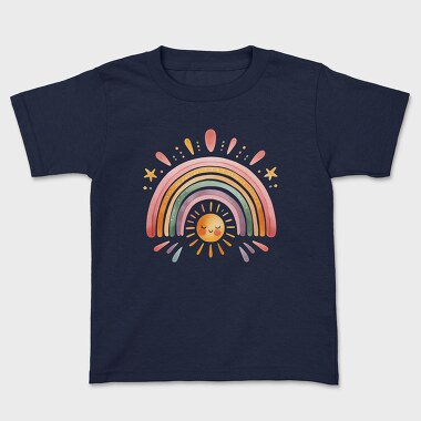 Rainbow Sun Clouds, Tricou Copii