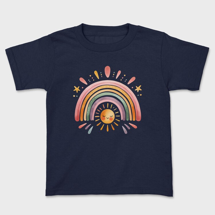 Rainbow Sun Clouds, Tricou Copii