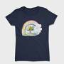 Rainbow Tree Clouds, Tricou Femei