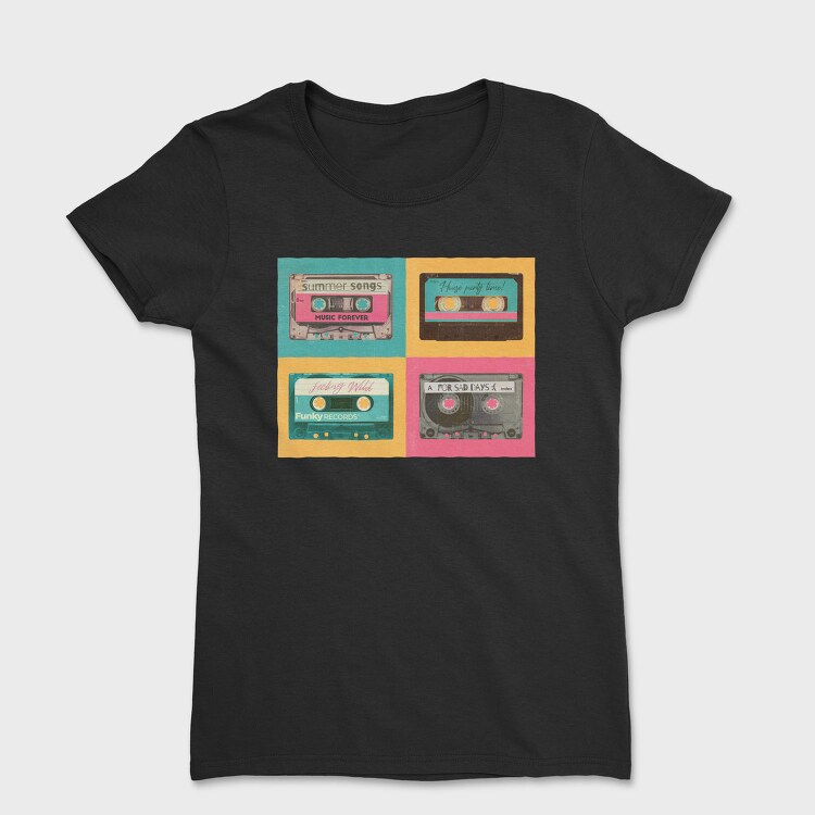 Pastel Cassettes, Tricou Femei