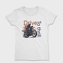 MotorcycleArt RetroStyle, Tricou Femei