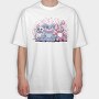 Pastel Goth Stuffed Animals, Tricou Oversize Barbati (Unisex)