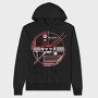 Red Blue Monster, Hanorac Oversize Barbati (Unisex)