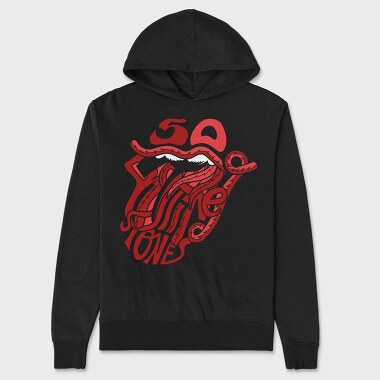 Red Fire Tones, Hanorac Oversize Barbati (Unisex)