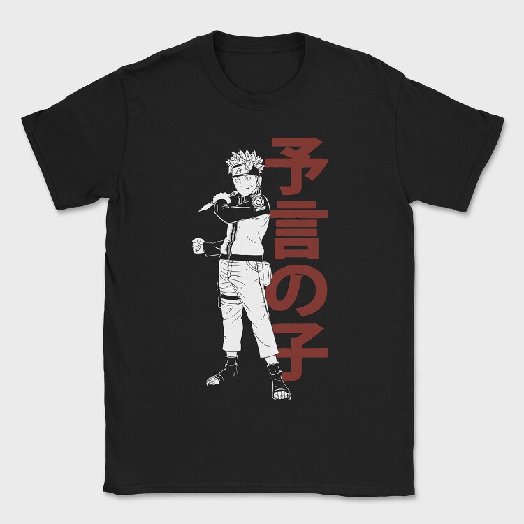 Red Kanji Words, Tricou Barbati (Unisex)